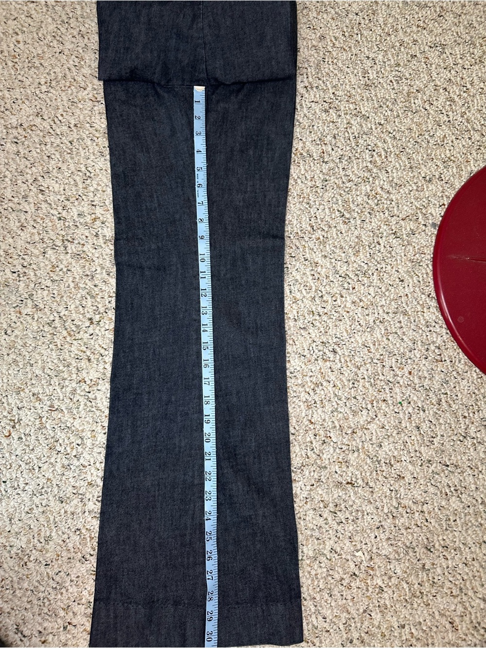 VTG Gap Dark Wash Denim Wide Leg Trouser Jeans With Front Flap Pocket size 2 - Picture 6 of 8